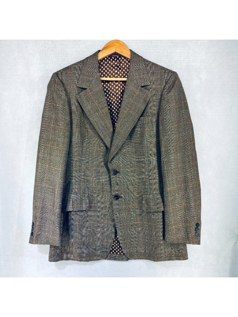 Vintage Hart Schaffner Marx Blazer Mens 40R Brown Soprt Coat Jacket Union USA